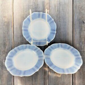 Macbeth Evans American Sweetheart Monax Depression Opalescent Set 3 Dishes VTG‎